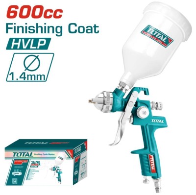 TOTAL PISTOLA DE PINTURA TAT10601 HVLP Total Herramientas Oficial