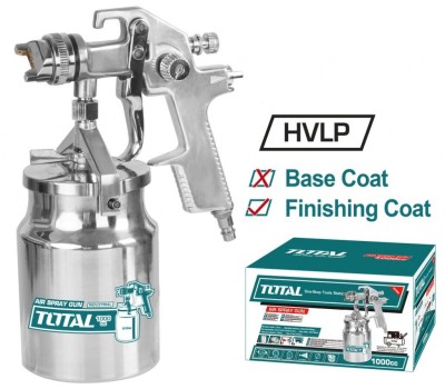 TOTAL PISTOLA DE PINTURA TAT11004 HVLP Total Herramientas Oficial