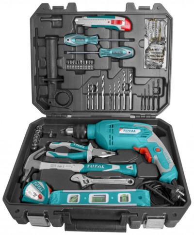 TOTAL KIT FURADEIRA ELETRICA THKTHP1012 101P Total Herramientas Oficial
