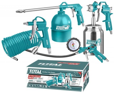 TOTAL KIT AIR TOOLS TATK051 5PCS Total Herramientas Oficial