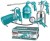 TOTAL KIT AIR TOOLS TATK051 5PCS Total Herramientas Oficial