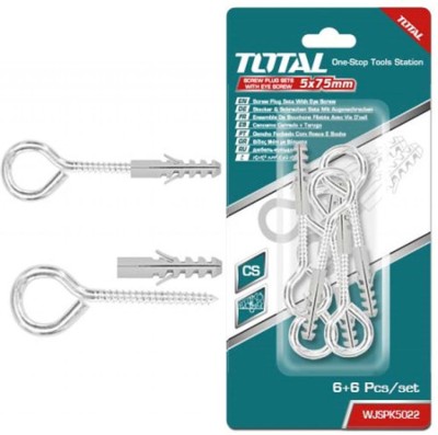 TOTAL PARAFUSO WJSPK5022 C/OJO 6+6PCS Total Herramientas Oficial