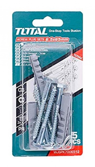 TOTAL PARAFUSO WJSPK7006512 6.5X65MM 5+5PCS Total Herramientas Oficial