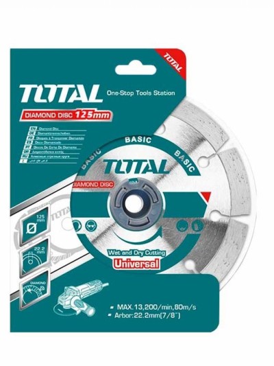 TOTAL DISCO CONCRETO TAC2122501 10X1X6MM IN Total Herramientas Oficial