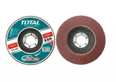 TOTAL DISCO FLAP TAC631153 4-1/2X7/8 GRIT 80 Total Herramientas Oficial