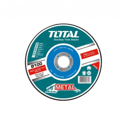 TOTAL DISCO PARA CORTAR METAL TAC2211002 4X1/8X5/8  Total Herramientas Oficial