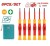 TOTAL CONJUNTO DE CHAVES DE FENDA DE PRECISÃO ISOLADAS 6PCS THKIPSD0601 Total Herramientas Oficial