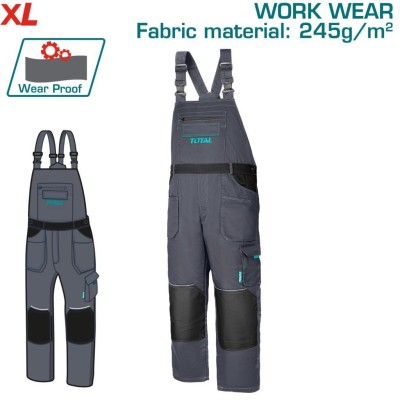 TOTAL MACACÃO DE TRABALHO  TSP6033.XL Total Herramientas Oficial