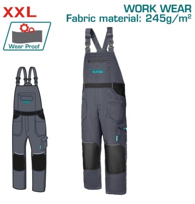 TOTAL MACACÃO DE TRABALHO  TSP6033.XXL Total Herramientas Oficial