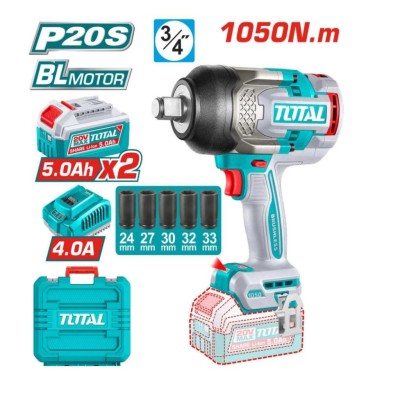 TOTAL CHAVE DE IMPACTO 20V 1050NM TIWLI20105   Total Herramientas Oficial