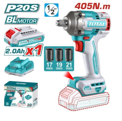 TOTAL CHAVE DE IMPACTO 20V  405NM  TIWLI20455 Total Herramientas Oficial