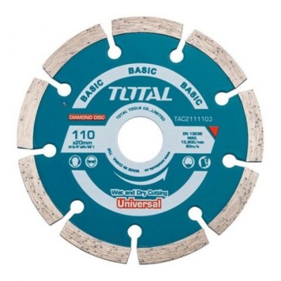 TOTAL DISCO DE CONCRETO TAC2111103 4-3/8X3/4 Total Herramientas Oficial
