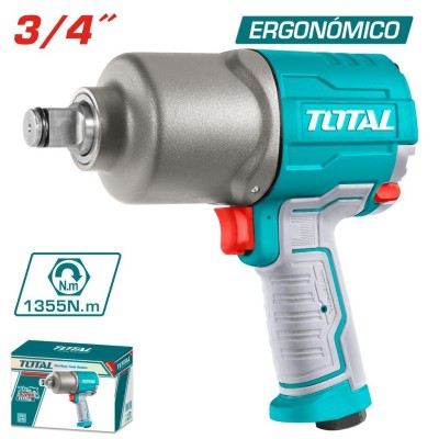 TOTAL CHAVE DE IMPACTO DE AR TAT40341 3/4 1355NM Total Herramientas Oficial