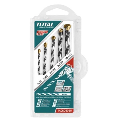 TOTAL BROCA KIT UTACSD5055 5PC ALVENARIA Total Herramientas Oficial