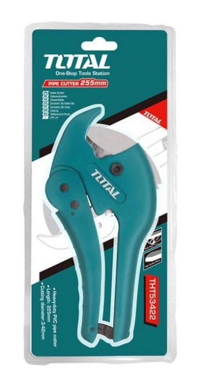TOTAL CORTADOR DE TUBOS  THT53422 225MM (PVC) Total Herramientas Oficial