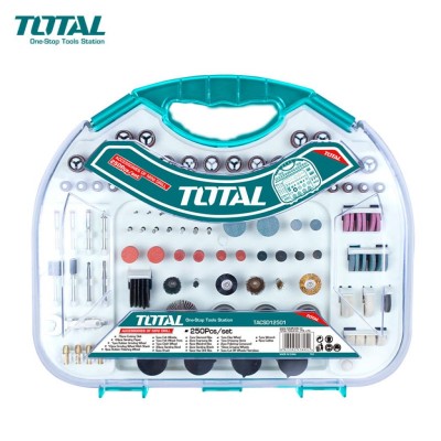 TOTAL KIT DE ACESSÓRIOS MINI BROCA 250PCS  TACSD12501 Total Herramientas Oficial