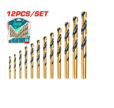 TOTAL BROCA KIT TACSD0125 12PCS  METAL Total Herramientas Oficial