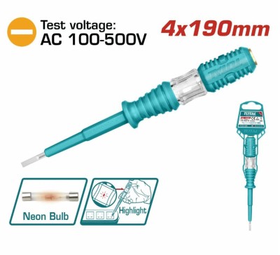 TOTAL LÁPIZ TESTER 190MM  THT291908 Total Herramientas Oficial