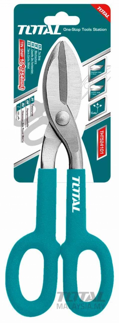 TOTAL TESOURA LATA    THT524101 10 Total Herramientas Oficial