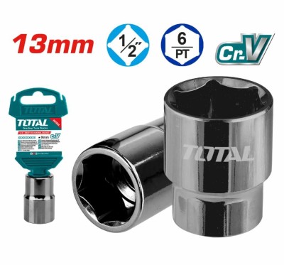 TOTAL SOQUET HEXAGONAL THTST12131 1/2 13MM Total Herramientas Oficial