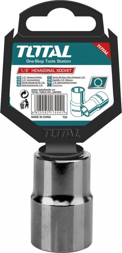 TOTAL SOQUET HEXAGONAL THTST12301 1/2 30M Total Herramientas Oficial