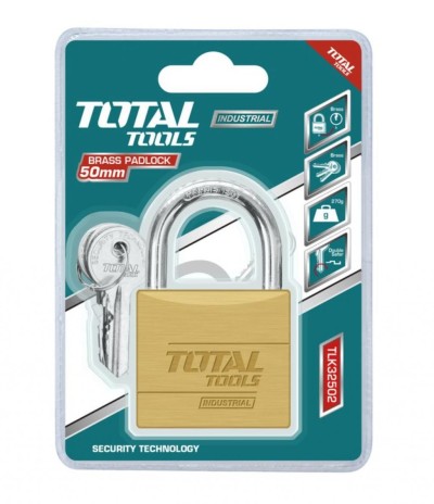 TOTAL CADIADO 50MM  TLK32502 270G Total Herramientas Oficial