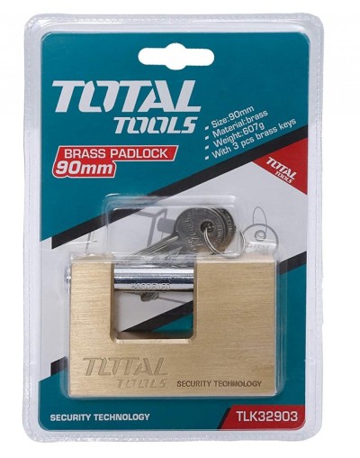 TOTAL CADIADO 90MM  TLK32903 609G Total Herramientas Oficial