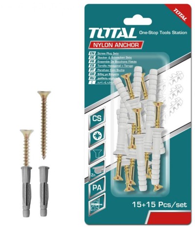TOTAL PARAFUSO WJNAK3505012 TARUGO 6X40M 20P Total Herramientas Oficial