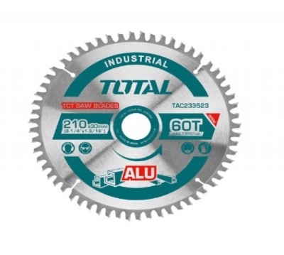 TOTAL DISCO DE  ALUM. TAC233523 8-1/4X1-3/16 Total Herramientas Oficial