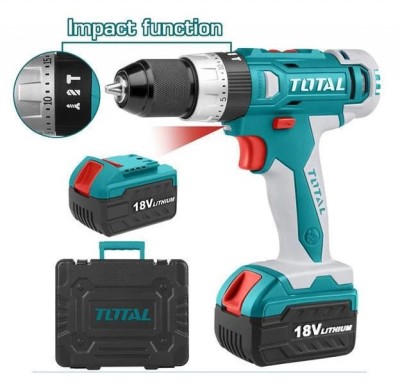 TOTAL PARAFUSADEIRA 18V UTIDLI228180 2BT IMPACTO Total Herramientas Oficial