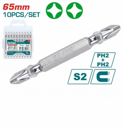 TOTAL BITS PHILIPS TAC16PH233 PH2X65MM Total Herramientas Oficial