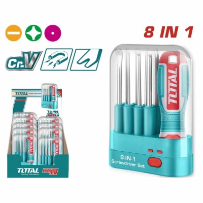 TOTAL KIT CHAVE FENDA  THT250906 CR-V 9PCS Total Herramientas Oficial