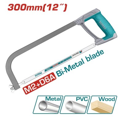 TOTAL SERRA MANUAL PARA METAL 300MM  THT54166  QUADRO Total Herramientas Oficial