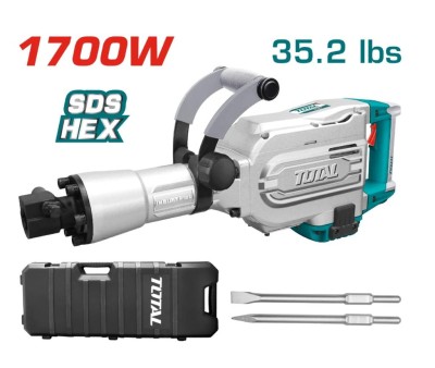 TOTAL MARTLETE  UTH215456 1700W HEX 16KG Total Herramientas Oficial
