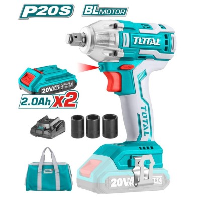 TOTAL CHAVE DE IMPACTO TIWLI2001 30KG 2BATMOTOR SEM ESCOVAS Total Herramientas Oficial