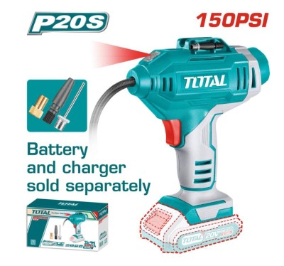 TOTAL COMPRESOR DE AIRE 20V TACLI2018 150PSI LION Total Herramientas Oficial