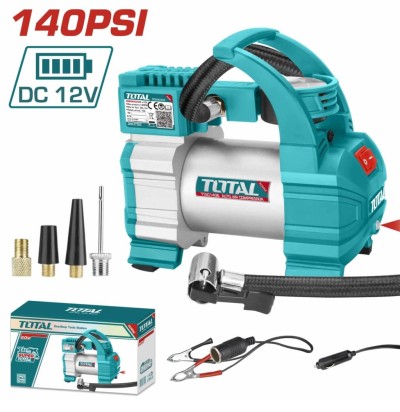 TOTAL COMPRESOR DE AR TTAC1406 12V  140PSI Total Herramientas Oficial