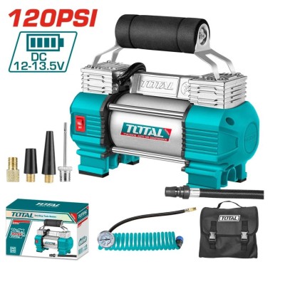 TOTAL COMPRESOR DE AR 12V 120PSI  TTAC2506  Total Herramientas Oficial