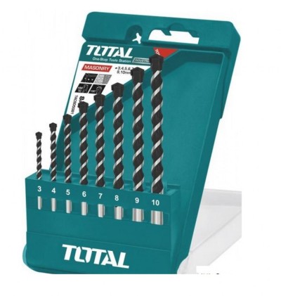 TOTAL BROCA KIT TACSD5081 8PC ALVENARIA Total Herramientas Oficial