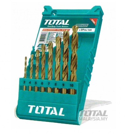 TOTAL BROCA KIT  TACSD0085 8PC METAL Total Herramientas Oficial
