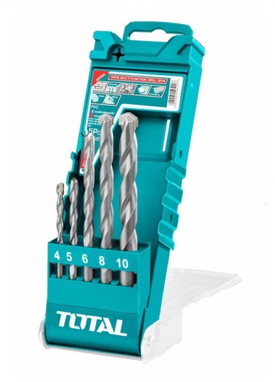 TOTAL BROCA KIT TACSD7156 5PC MUL.FUNÇÕES Total Herramientas Oficial