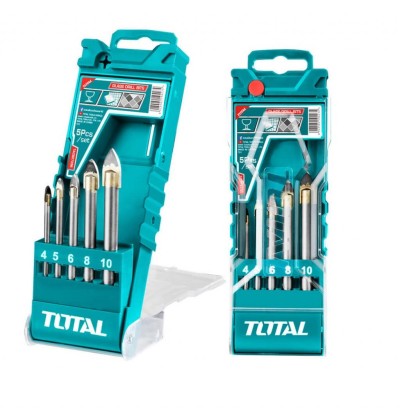 TOTAL BROCA KITPARA VIDRIO  TACSD7256 5PCS Total Herramientas Oficial