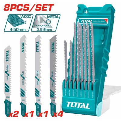 TOTAL LAMINA SERRA   TACSD7386 8PCS Total Herramientas Oficial