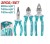 TOTAL KIT ALICATE  THT1K0301 3PCS Total Herramientas Oficial