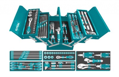 TOTAL KIT FERRAMENTAS  THTCS12591  59PCS Total Herramientas Oficial
