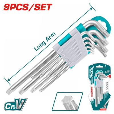 TOTAL KIT CHAVE  TORX THT106392  9PCS Total Herramientas Oficial