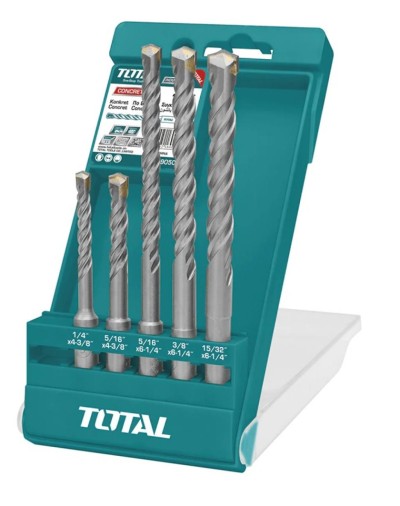 TOTAL BROCA KIT UTAC190501 5PC MARTLETE Total Herramientas Oficial