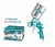 TOTAL PISTOLA DE PINTURA TAT10401     400ML 1.5MM Total Herramientas Oficial