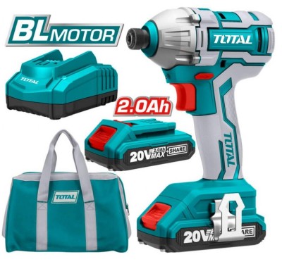 TOTAL PARAFUSADEIRA PONTAS ENCAXE  MOTOR SEM ESCOVAS TIRLI2002 Total Herramientas Oficial