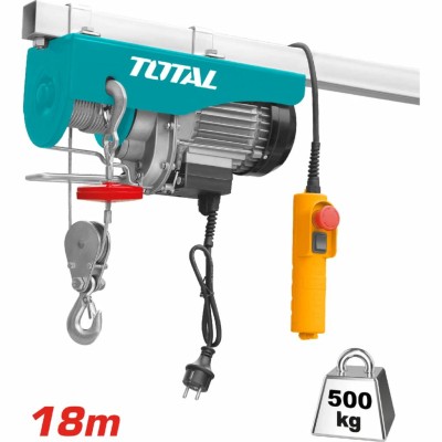 TOTAL GINCHO ELETRICO 900W  500KG TLH1952  Total Herramientas Oficial